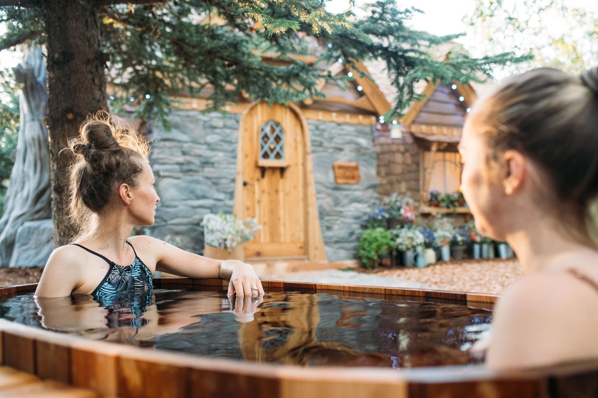 Wood Fired Hot Tub for 2 people